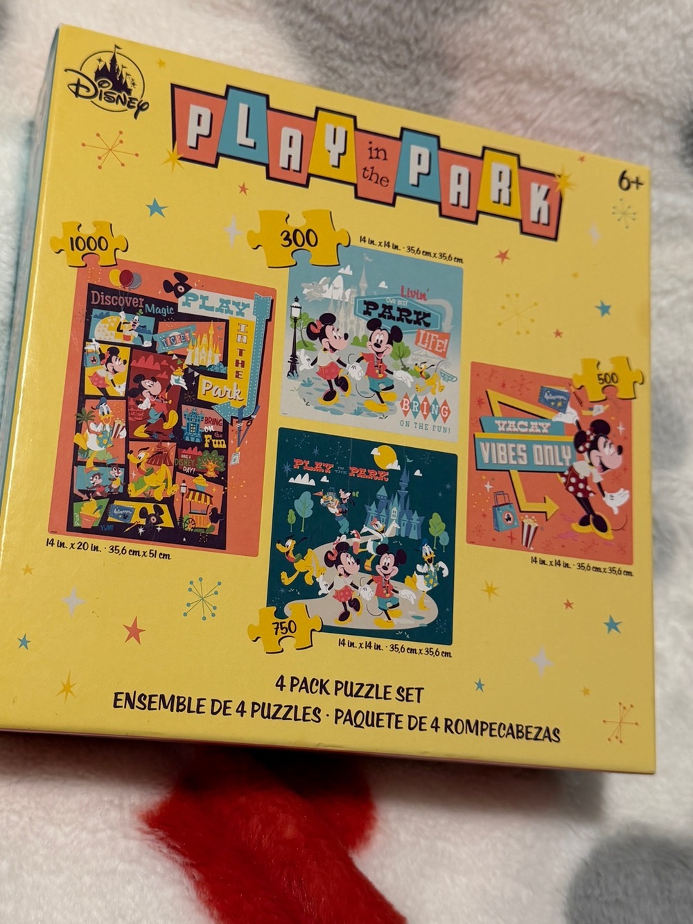 Disney Play in the Park Puzzle Set - Yellow, Blue, Red